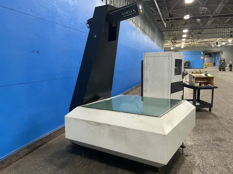 Virtek 51”x51” Glass Platform CNC Laser Qc Inspection And Measurement System - Lps-1ea