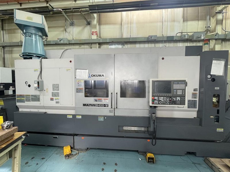Okuma Multus B400W Used CNC Lathe For Sale - 2008