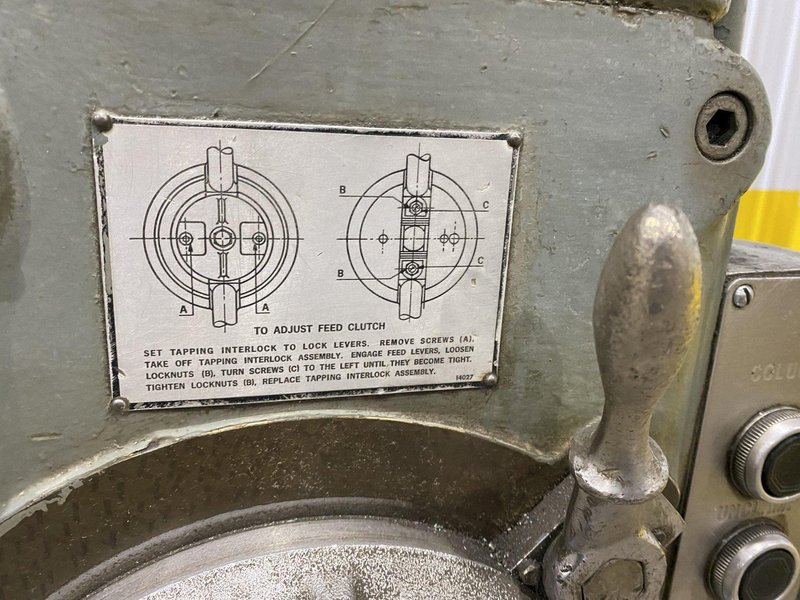 4&#039; X 11&quot; CARLTON MODEL #1A RADIAL ARM DRILL: STOCK #20394