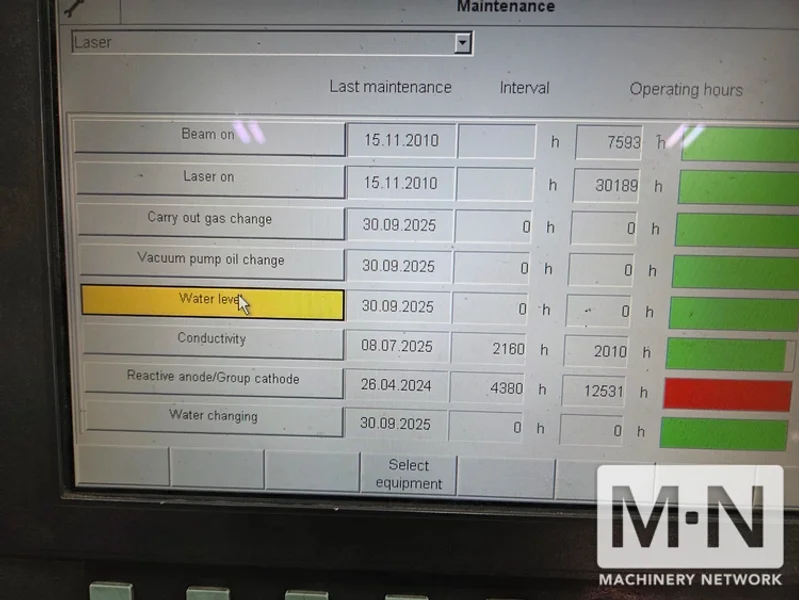 Trumpf Trulaser 3040 Laser, 2010