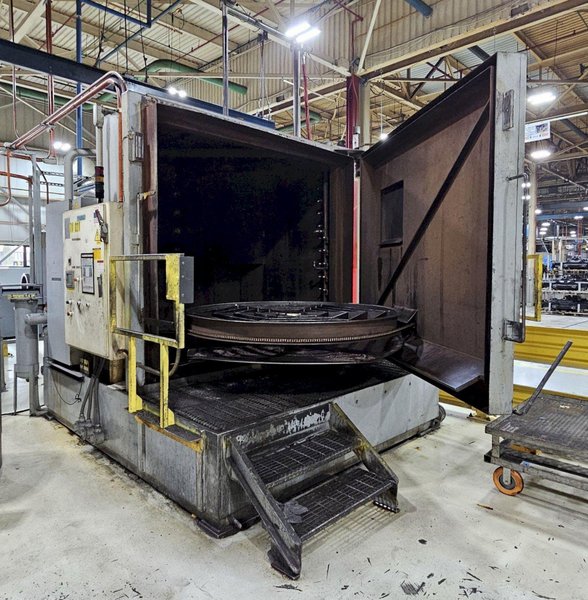 75&quot; x 60&quot; PROCECO MODEL #HD-75X60-E-6000-1-BO ROTARY TABLE PARTS WASHER: YOBRO #24050
