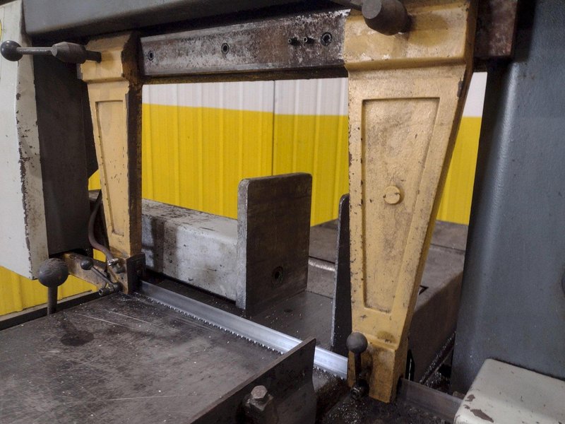 16" X 18" HYD-MECH MODEL S-23 SERIES II SWIVEL MITRE HORIZONTAL BAND SAW: STOCK #23532