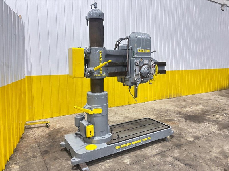 4&#039; ARM x 9&quot; CARLTON MODEL #1A POWER RADIAL ARM DRILL: YOBRO #24007