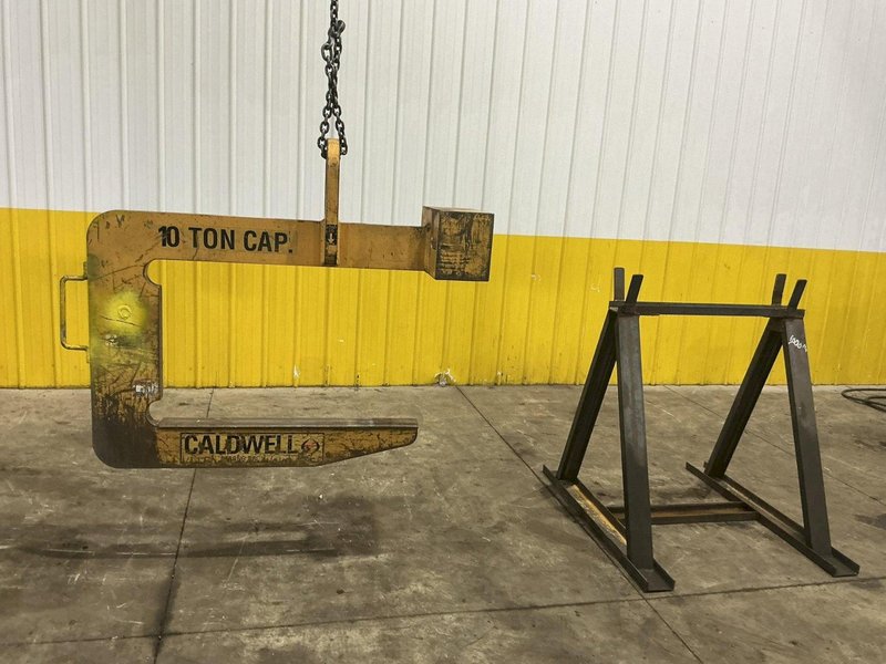 10 TON X 48" CALDWELL MODEL #82-10-48 COIL LIFT C HOOK: YOBRO #25228