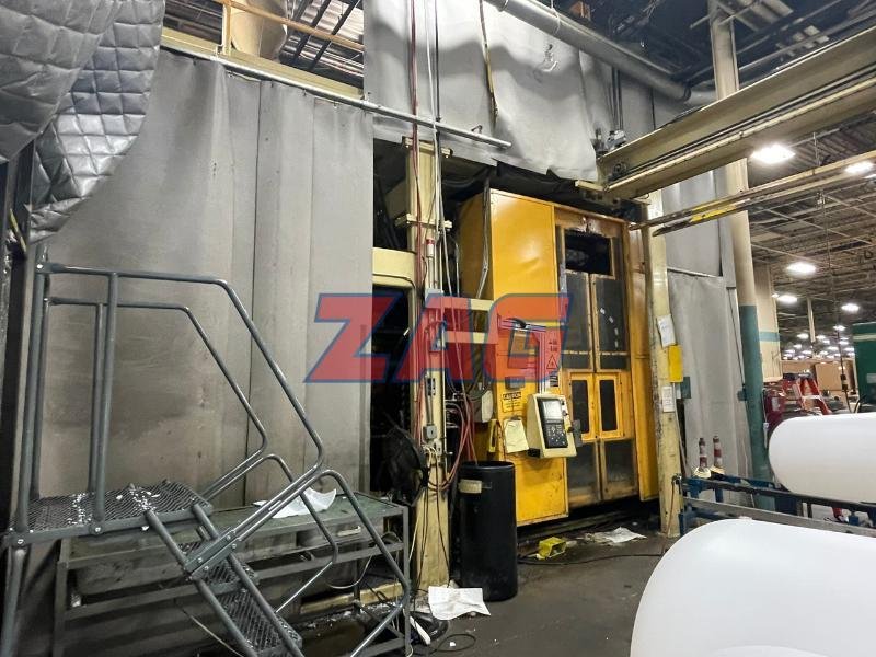 Graham Accumulator Head Blow Molder, Single Head, 40lb, Used Model 40SP4884