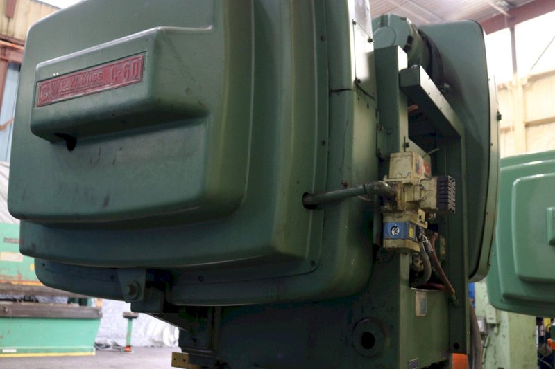 60 TON BLISS BACKGEARED OBI PRESS: STOCK #71636