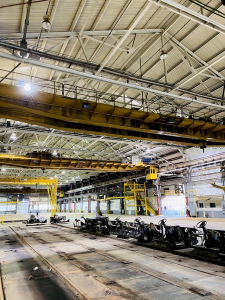 15 TON X 103'4" P&amp;H OVERHEAD BRIDGE CRANE. STOCK # 0733920