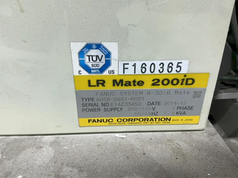 Fanuc Robot - Lr Mate 200id