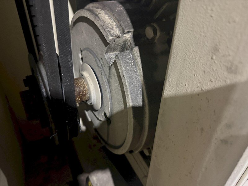 48” WIDE x 30 HP MECHANICAL IN-LINE COIL PRESS &amp; SHEAR WITH PLC VARIABLE SPEED DRIVE: STOCK #22968