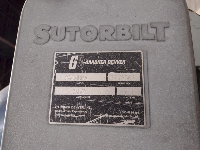 40 HP DEMARCO MAX VAC MODEL #XR40E8 INDUSTRIAL VACUUM &amp; HOPPER: STOCK #19483