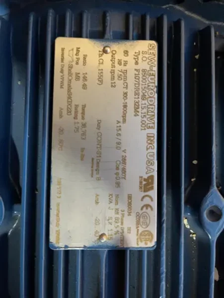 Sew  7.50 Hp Gear Drive  - 850015049.15.15.001