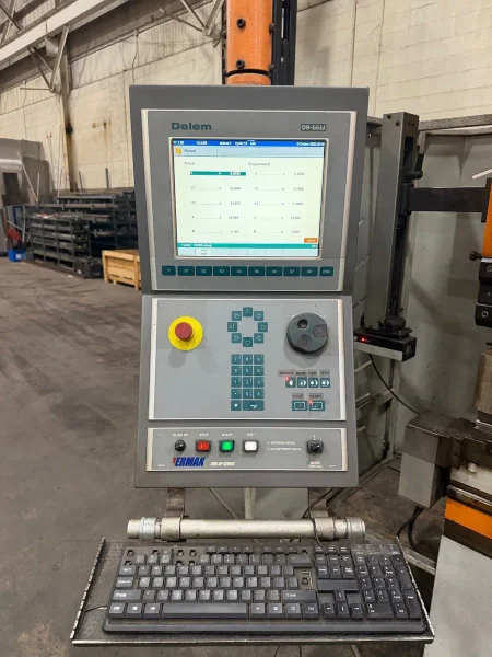 USED ERMAKSAN 12' X 176 TON HYDRAULIC CNC PRESS BRAKE MODEL CNC SAP 12X176