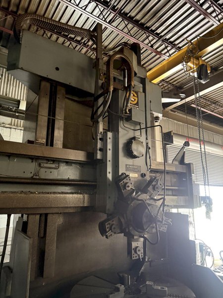 GIDDINGS &amp; LEWIS VERTICAL TURRET LATHE. STOCK # 0546726