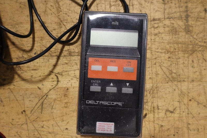 Fischer Deltascope MP2 Electronics Coating Thickness Gauge w Standard and Case- Auction Item