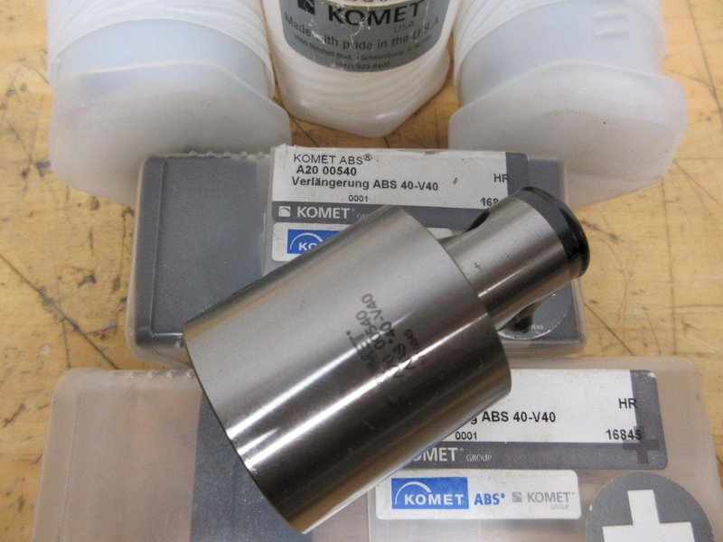 KOMET .656" 2XD Drill Bodies (3) &amp; KOMET ABS Extension Adapters (2) **NEW**- Auction Item