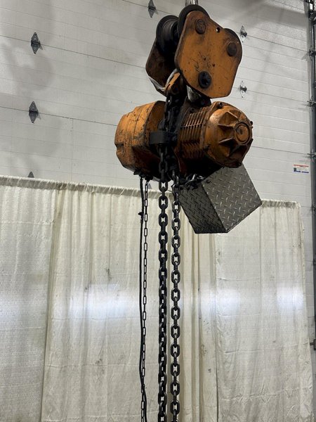 5 TON  HARRINGTON ELECTRIC CHAIN-HOIST: STOCK #77409