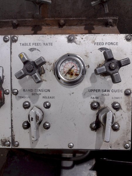 26" X 144" DOALL MODEL #2618-H-B HEAVY DUTY VERTICAL PLATE SAW: STOCK #19606