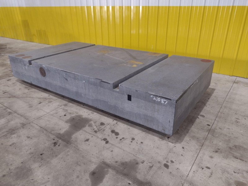 60&quot; x 120&quot; x 16&quot; GRAY GRANITE SURFACE LAYOUT PLATE INSPECTION TABLE: STOCK 21087