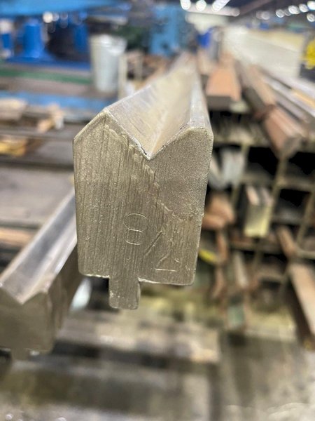 12&#039; X 2&quot; MALE &amp; FEMALE OFFSET PRESS BRAKE DIES: STOCK #77401