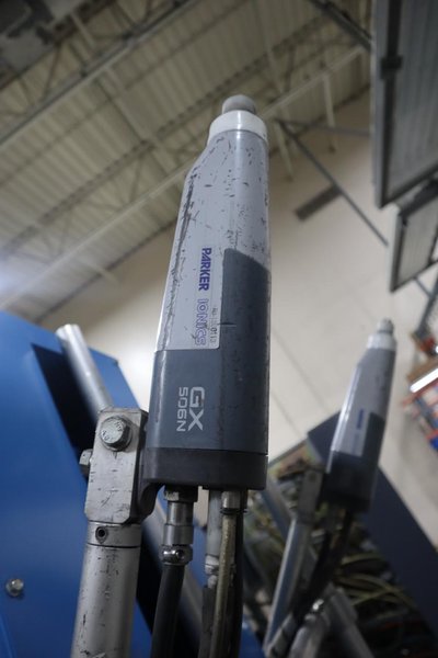 Parker Ionics GX7000M Automated Powder Coating Booth with 24" Wide x 48" High Windows and Top Chain Slot- Auction Item