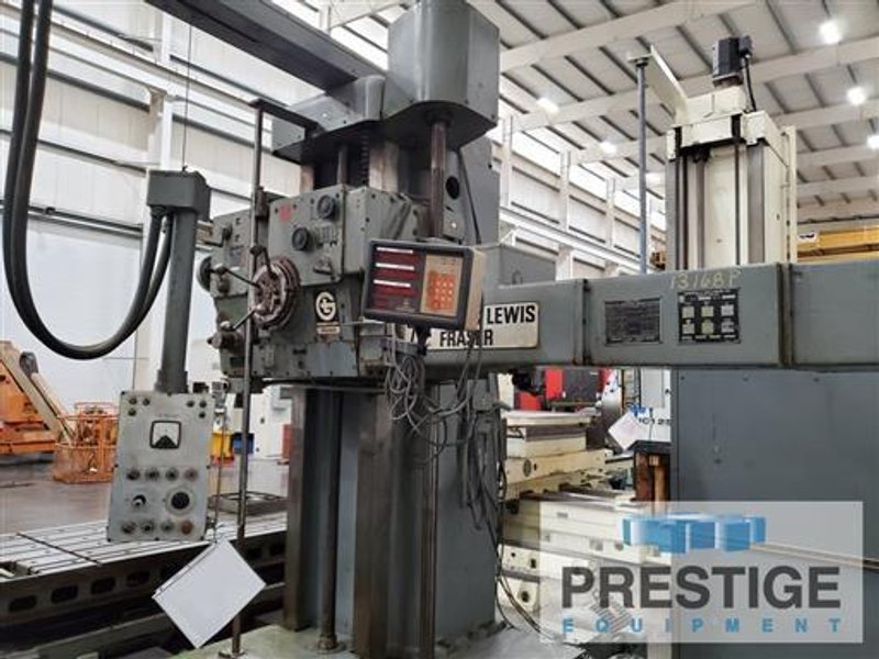 4&quot; Giddings &amp; Lewis Fraser 70A-DP4-T Table Type Horizontal Boring Mill