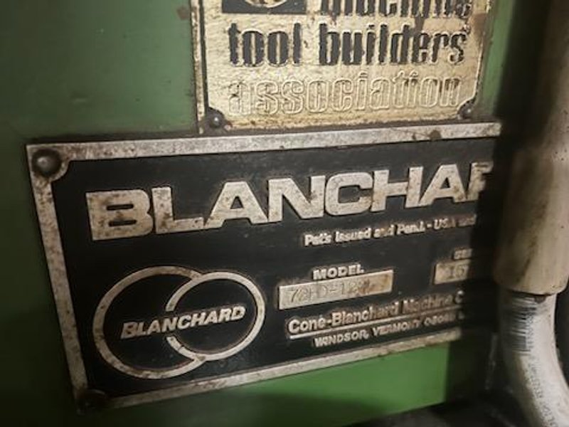 Used Blanchard #72HD-120 Vertical Spindle Rotary Surface Grinder, Serial # 15789