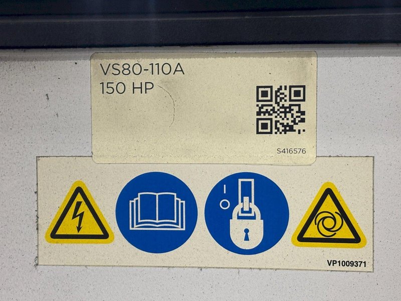 150 HP GARDNER DENVER ROTARY SCREW WATER COOLED AIR COMPRESSOR: STOCK #23414