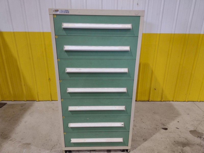 7 DRAWER VIDMAR INDUSTRIAL STORAGE CABINET 30" X 27.5" X 59": STOCK  #21502 (33 AVAILABLE)