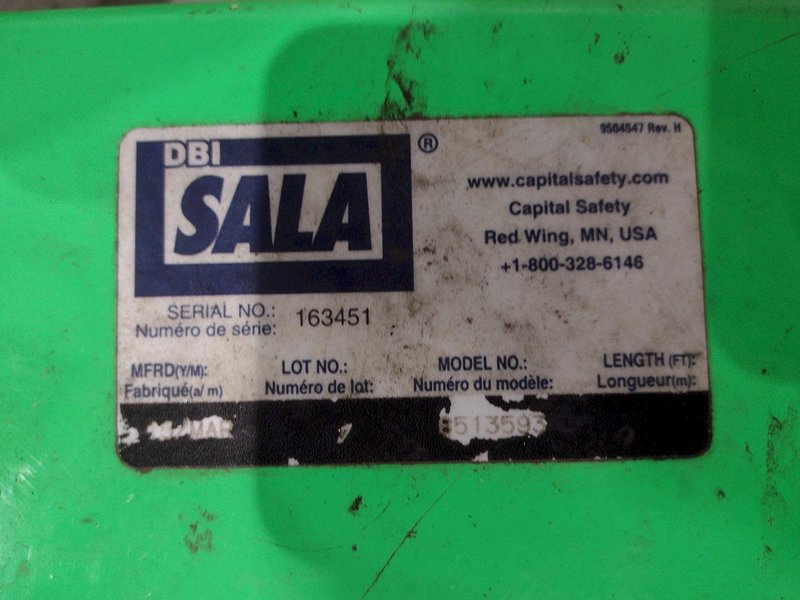 DBI SALA MODEL #8520867 Advanced Green Counterweight Cart CONFINED SPACE RESCUE: STOCK #20151