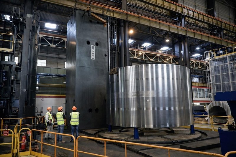 Innse - int &amp; ext milling Ø 9800 mm CNC