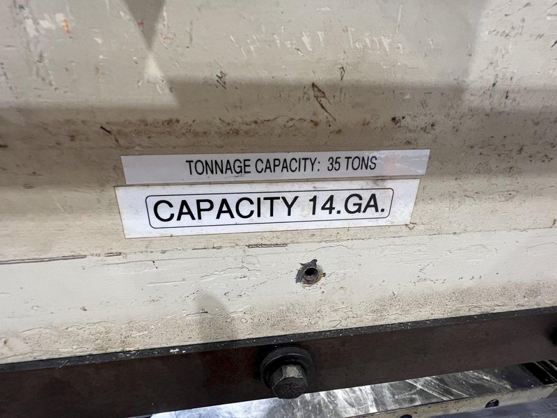 35 TON DI-ACRO MODEL 14-72 HYDRA-MECHANICAL POWER PRESS BRAKE