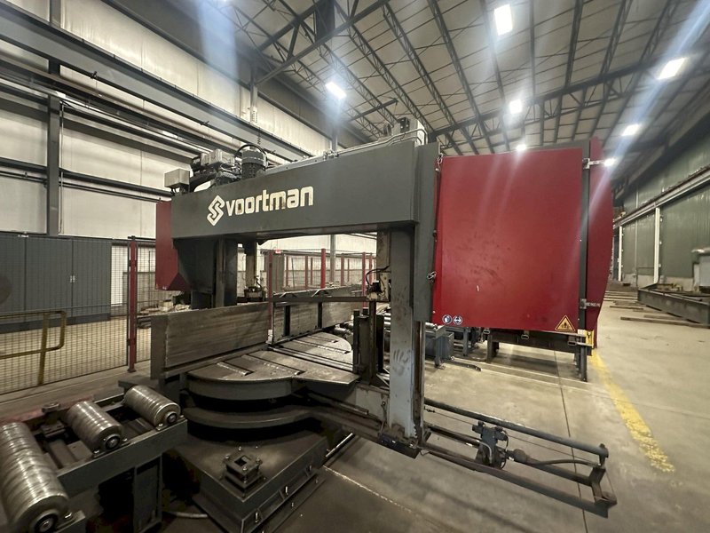41&quot; X 18&quot; VOORTMAN BEAM LINE, VB1050 SAW,  V630DRILL &amp; V808 PLASMA COPER ROBOT, NEW 2016: STOCK 20792