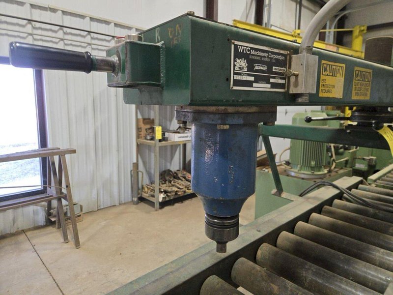2001 BERCO PT250 TRACK PRESS WITH WTC ELECTRIC IMPACT WRENCH &amp; CONVEYOR: YOBRO #24374