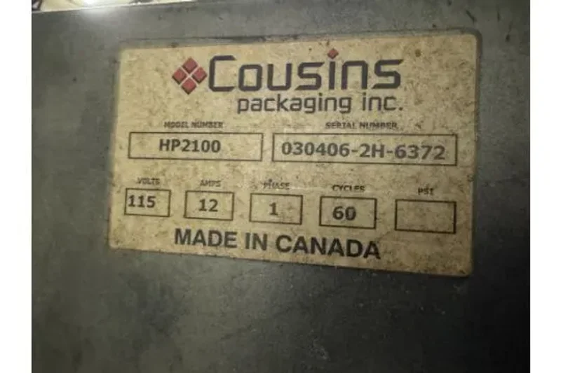 COUSINS H92100 STRETCH WRAPPER, STOCK # 14378J