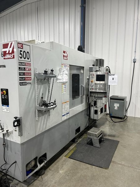 Haas EC500-4AX 500MM HMC, 2006 – TSC, Pallet Changer