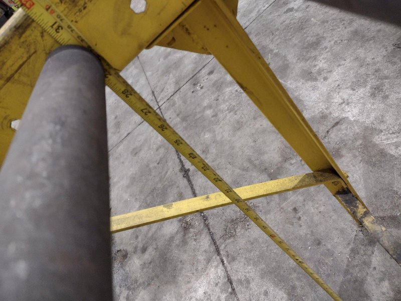 10&#039; X 18&quot; ROLLER TABLE FOR HYD MECH S20 SAW: STOCK #23767
