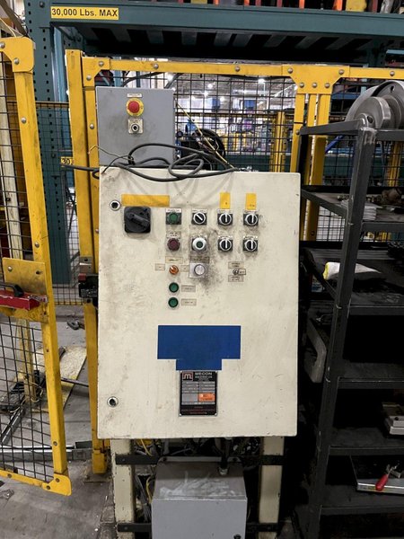 6,000 lbs. Mecon Used Double End Motorized Coil Reel For Sale, Model# D60M24H