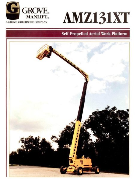 125' GROVE MODEL AMZ-131XT DIESEL POWERED OFF-ROAD MANLIFT: YOBRO #25206