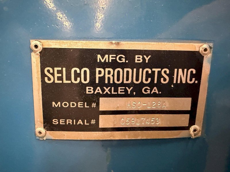 30" X 40" SELCO MODEL HSO-128A AUTO-TIE TOP LOADING HORIZONTAL HYDRAULIC BALER SYSTEM, W/ CONVEYOR &amp; DUMP HOPPER: YOBRO #26210