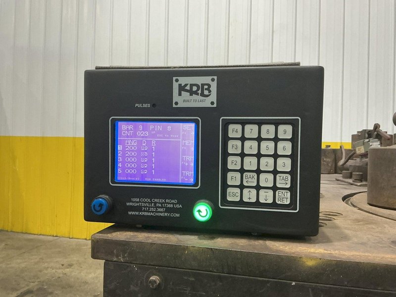 KRB MODEL #18M ELECTRO MECHANICAL ROTARY REBAR BENDER : YOBRO #25147