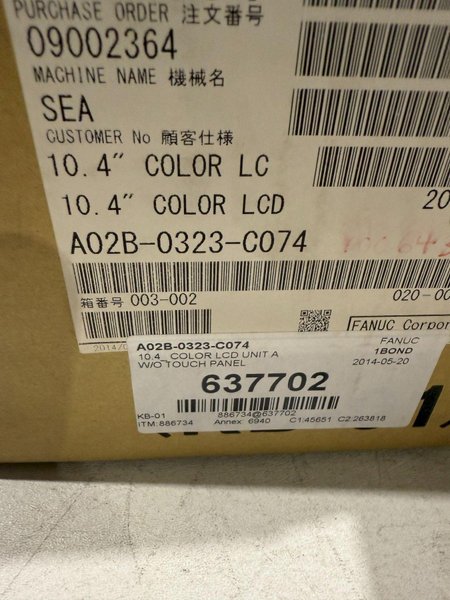 FANUC A02B-0323-C074 PANEL NEW WITH BOX