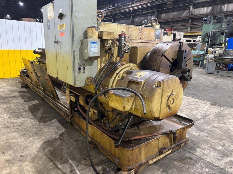 #4A WARNER &amp; SWASEY MODEL #M-3580 SQUARE HEAD 12.5&quot;
 HOLLOW SPINDLE X 144&quot; EXTENDED BED TURRET LATHE: YOBRO #24423