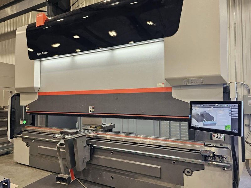 352 Ton x 14′ Bystronic Xpert Pro 320/4300 Extended Hydraulic Press Brake, 2022