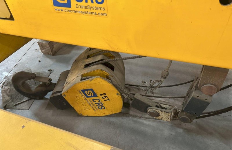 25 TON STREET OVERHEAD CRANE CABLE HOIST, NEW 2008: YOBRO #24830