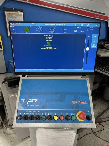 22 Ton Euromac STX Flex 6 1500/22 X2500 CNC Turret Punch, 2018