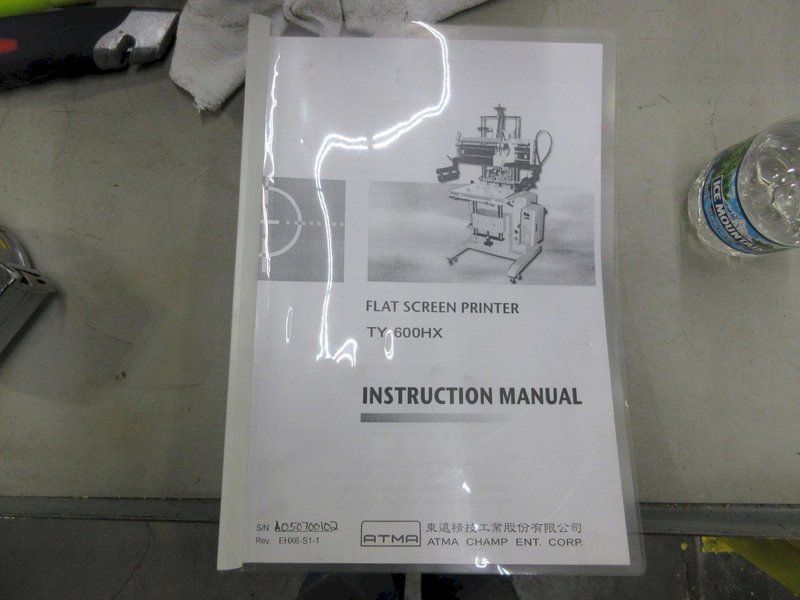 ATMA Pneumatic Tall Stereo Substrate Printing Machine Model TY-600HX- Auction Item