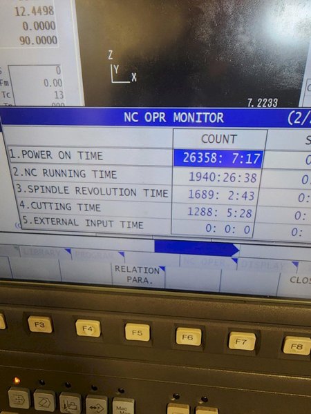 Okuma Genos M460V-5AX 5-Axis CNC VMC, 2021 – Robot Loader, Chip Conveyor, Mist Collector