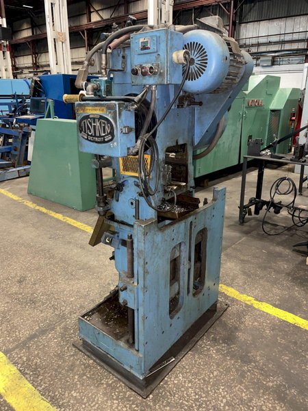 18 TON TISHKEN MODEL #COT6A4 6-WAY ADJUSTABLE CUTOFF PRESS: STOCK #15341