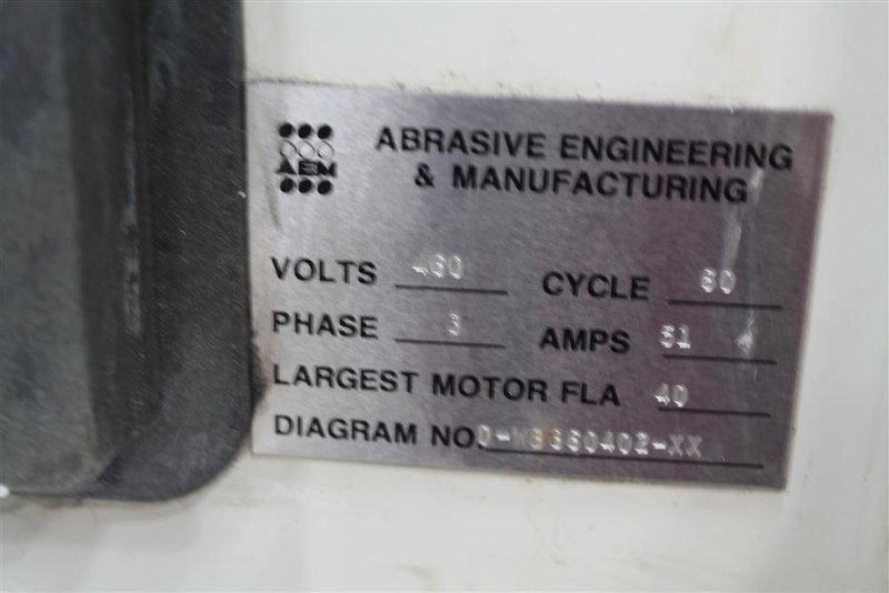 36" AEM BELT GRINDER AND DEBURRING MACHINE: STOCK #70463
