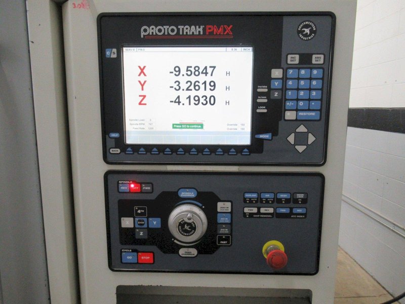 Southwestern Industries Trak LPM CNC Vertical Machining Center, Prototrak PMX CNC Control,16 ATC, 8K RPM